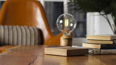 Levitating lamps and lamps: description and principle of operation