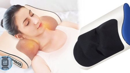Heated massage cushions