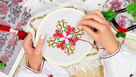Overview of tools and materials for embroidery