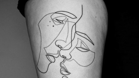 Tatouages originaux en une seule ligne