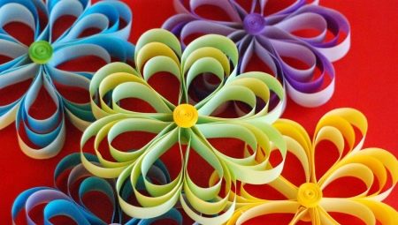 Crafts from strips of paper