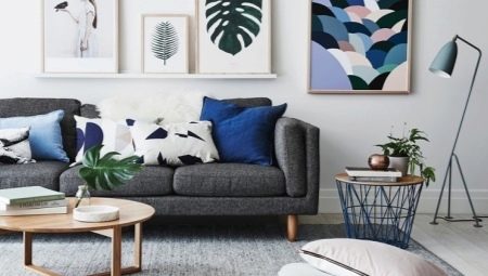 Scandinavian style posters in the interior