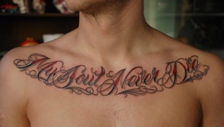 Variété de polices pour le tatouage