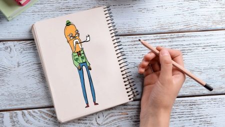 Drawing people in sketchbook