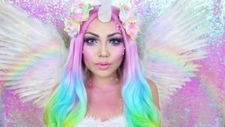 Create unicorn makeup