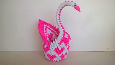 Creating a modular origami in the form of a swan