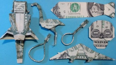 Making origami from money