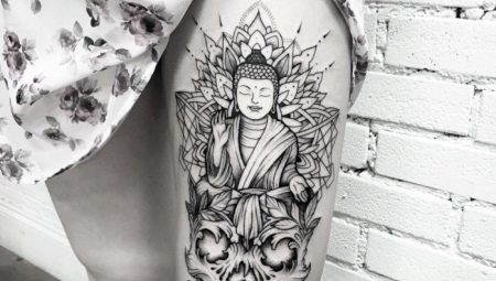 Buddha tattoo: meaning and sketches