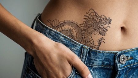 Dragon tattoo for girls