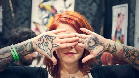 Palm tattoo
