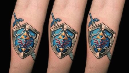 Shield tattoo