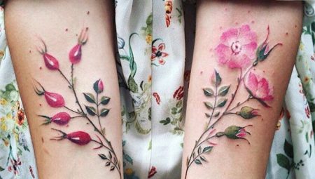Tattoo in watercolor style