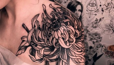 Chrysanthemum tattoo