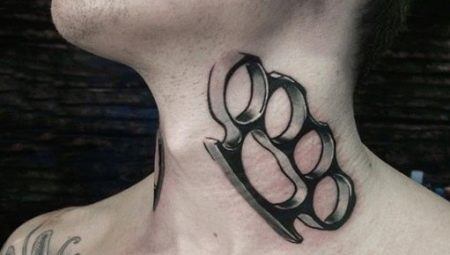 Brass knuckles tattoo