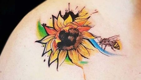 Sunflower tattoo