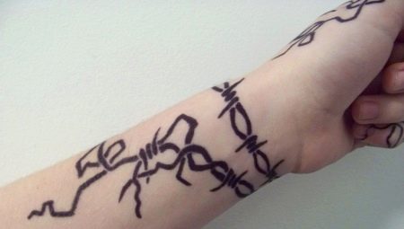 Barbed wire tattoo
