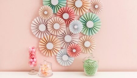 Décorations en papier pour la décoration de la chambre