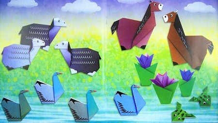 Paper origami options for children 5-6 years old