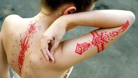 All about red tattoos