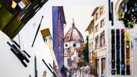 All about watercolor sketching
