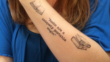 Meaning and sketches of book tattoos