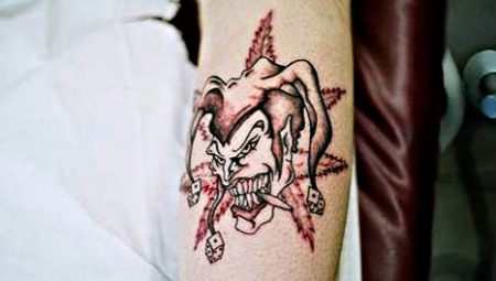 The meaning and examples of sketches of Jester tattoos