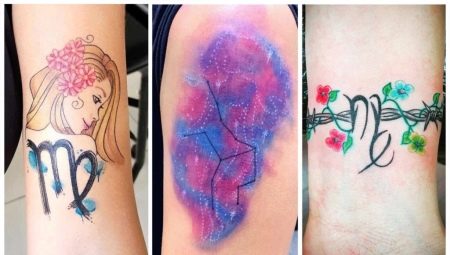 The meaning of a tattoo in the form of a Virgo zodiac sign and options for sketches