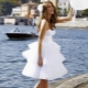 Short wedding dress with a puffy skirt