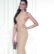 Beige evening dresses