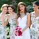 Evening dresses for bridesmaids in one color or different shades
