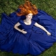 Dark blue dress - for a mysterious look
