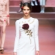 Dress with roses - the personification of female nature