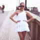Flounced dress - a playful and romantic look