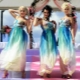 Marine style dress - summer serenity