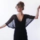 Batwing Sleeve Dress - Japanese Inspiration