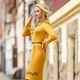 What can I wear with a yellow dress?