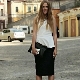 Black pencil skirt