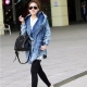 Denim jacket with hood