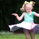 How to sew a sun skirt for a girl and what to wear with it?