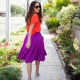 The best patterns and the process of sewing a half-sun skirt