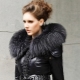 Eco-leather down jackets