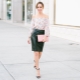 Eco-leather skirts