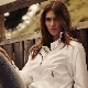 Women's white lightweight jacket