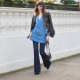 Flared jeans