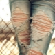 How to make holey jeans at home?