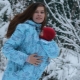 Down jackets for pregnant women