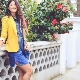 What can I wear with a yellow jacket?