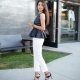White pants - the trend of the season