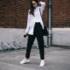 High-waisted pants are back in fashion