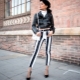 Striped trousers